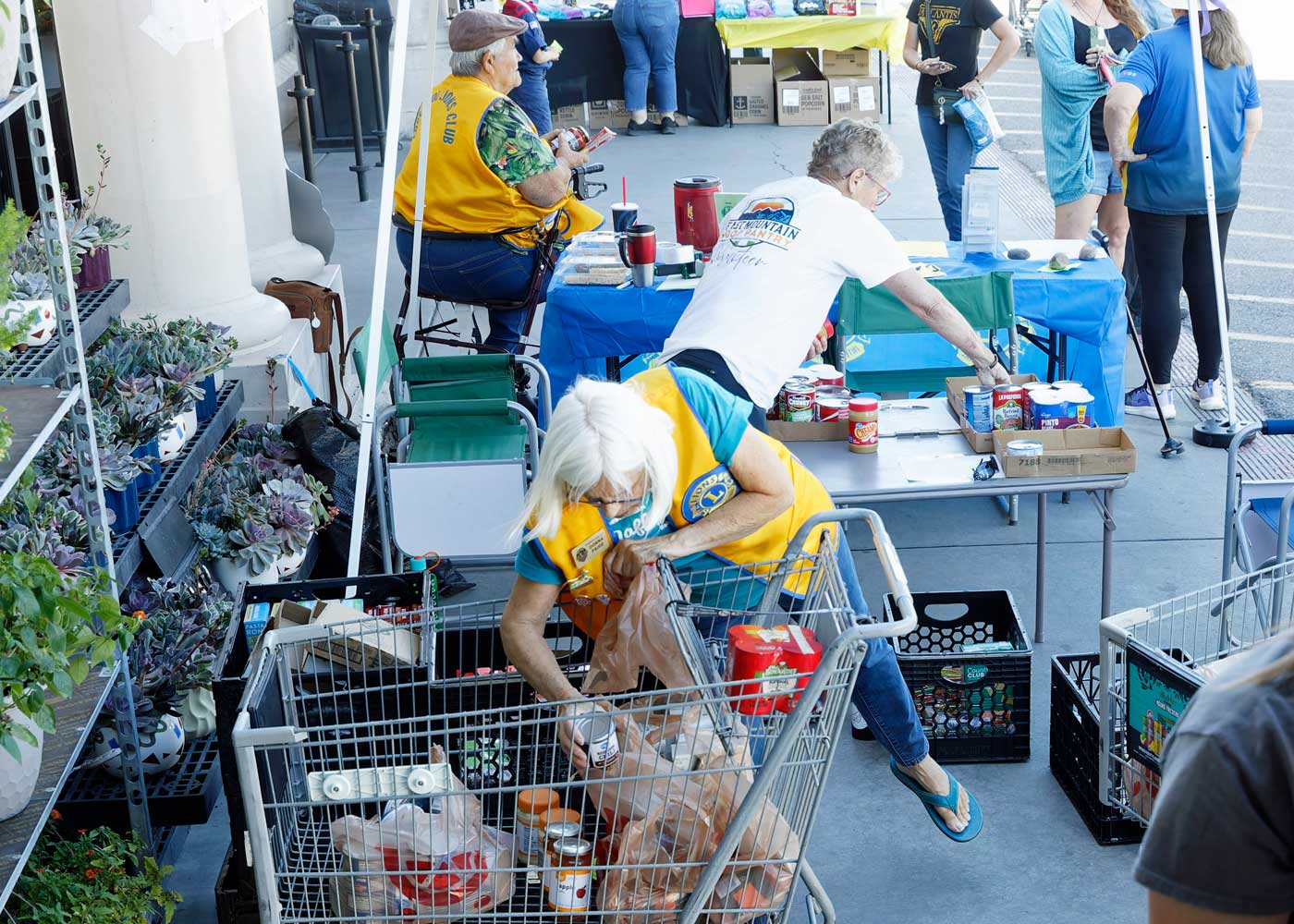 Youth Volunteers and Lions Club Team Up to Tackle Food Insecurity in Edgewood, Cedar Crest