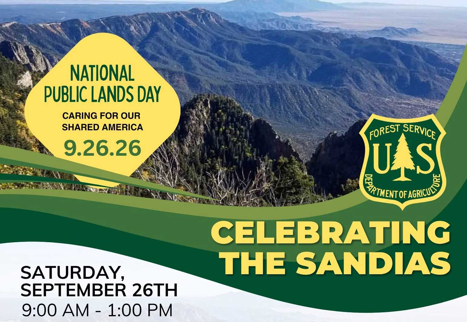 Forest Service to Celebrate National Public Lands Day in Tijeras on Saturday